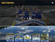 Tablet Screenshot of landersrivertrips.com